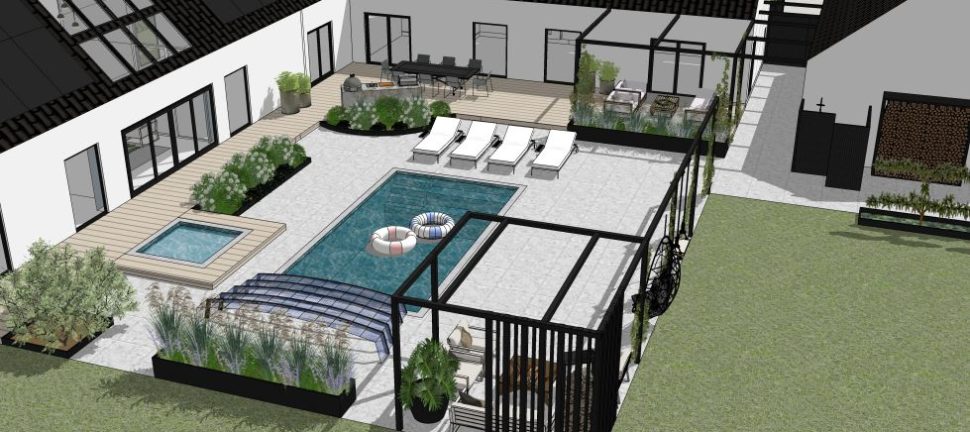 Trädgårdsdesign båstad  från blåsigt hörn till skyddad oas